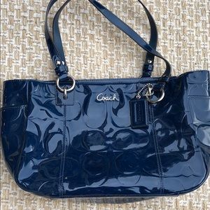 Coach blue purse